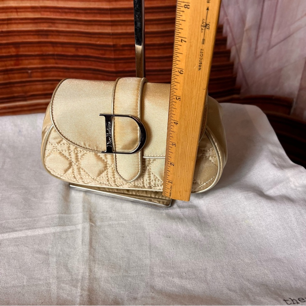 DIOR authentic Gold Quilted Parfum Bag, excellent condition - Picture 6 of 13